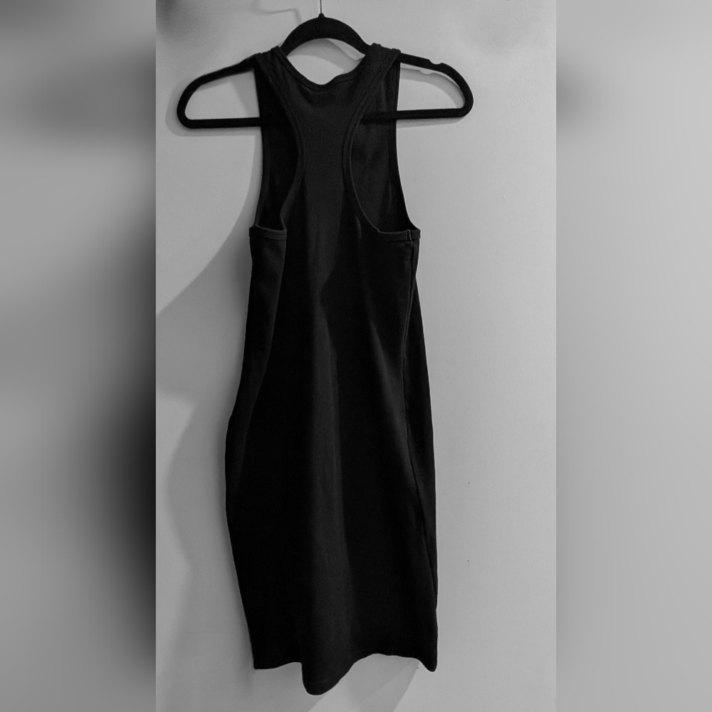 OVO Black Ribbed Racerback Dress - Picture 2 of 6